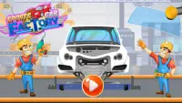 Fábrica de autos deportivos: construir vehículos Screen Shot 0
