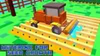 Blocky Tractor Farm Simulator Screen Shot 14