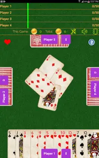 Hearts (Offline Multiplayer Card Game) Screen Shot 17