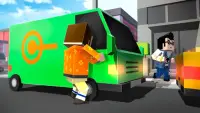 Cube Car Theft Race 3D Screen Shot 2