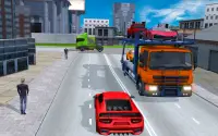 Car Transporter Truck- Free Cargo Trailer Driving Screen Shot 4