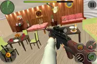 House Interior Destruction Shooting Sim Screen Shot 2