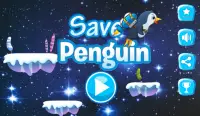 Jumping Save My Penguin - adventures Screen Shot 0