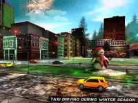 Christmas Taxi Driver Sim 2017 Screen Shot 12