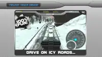 Frozen Highway Truck Driver 3D Screen Shot 1