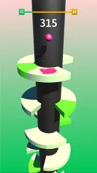 Helix Free Brawl - High Tower Jumpy Ball Drop Game Screen Shot 1
