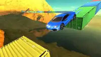 Trilhas impossíveis Jogo 3D de Stunt de carro Screen Shot 7