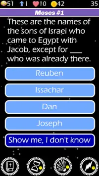 Play The Exodus Bible Trivia Quiz Game Screen Shot 2