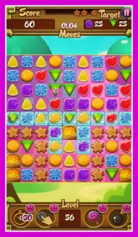 Jelly Сandy Match 3 Free Game Screen Shot 7