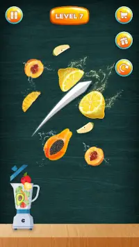 Bottle Challenge Game - Fruit Slice Mobile Game Screen Shot 5