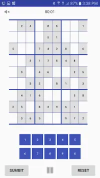 Sudoku App. Screen Shot 3