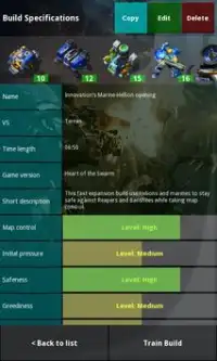 Build Order Trainer Screen Shot 2