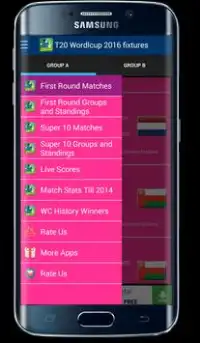 T20 World Cup 2016 Fixtures Screen Shot 0