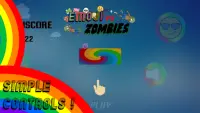 Emoji vs Zombies : Jump, Run and Get High Scores Screen Shot 0