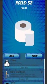 Toilet Paper Clicker - Papier toilette Clicker Screen Shot 0