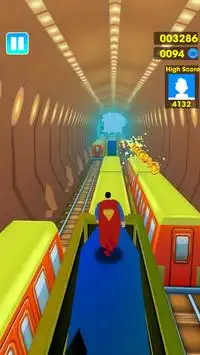Super Heroes Subway Surf 3D Screen Shot 5