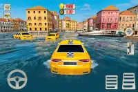 Schwimmendes Wasser: City Taxi Driving 2018 Screen Shot 6