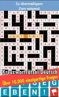 Crossword German Puzzles Free Screen Shot 1