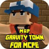 Map Gravity Town for MCPE