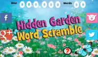 Hidden Garden Word Scramble Screen Shot 0