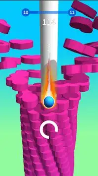 Stack Fire Ball - Helix Blast Screen Shot 1