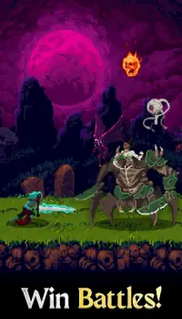 Idle Hero Slayer - Fantasy Pixel Dungeon Survival Screen Shot 2