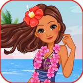 beach girl dress up for free