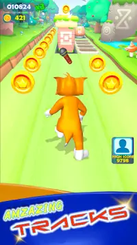 Cat Runner :  Cat Run Games 3D Screen Shot 5