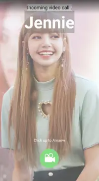 Jennie Kim Video Call Blackpink - Call Simulation Screen Shot 6