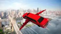 Modern Flying Car Limousine Taxi Simulator Games Screen Shot 4