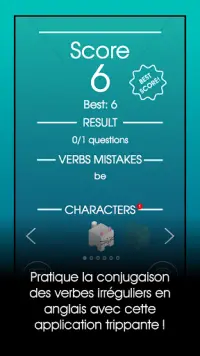 Irregular Verbs Challenge Screen Shot 3