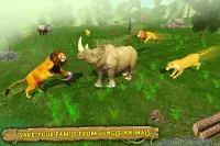 शेर परिवार सिम्युलेटर गेम्स Screen Shot 2