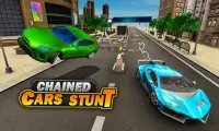 Chained Car Crash: Extreme Car Drag Racing Game Screen Shot 4