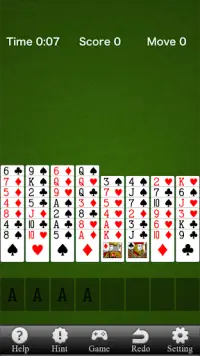 FreeCell Screen Shot 1