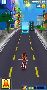 Runner Girl Subway City Run 3D Screen Shot 3