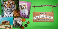 पशु पहेली खेल - Animal puzzles Screen Shot 0