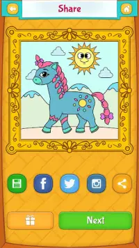Horse Coloring Pages Screen Shot 3