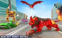 Lion Robot Transform Games 3d Screen Shot 1