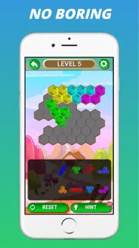 Hex Block Pop! Candy Block Puzzle Games Screen Shot 4