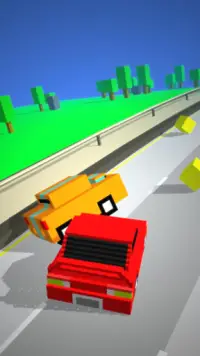 Blocky Cars 3D - Free Car Game Screen Shot 3