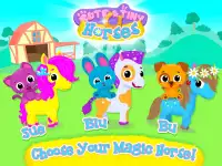 Cute & Tiny Horses - Baby Pony Care & Hair Salon Screen Shot 8