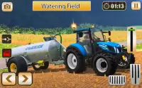 Mengemudi Traktor Panen: Simulator Desa Screen Shot 2