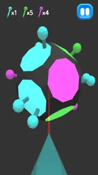 Color Stick Ball - AA 3D Play Screen Shot 1