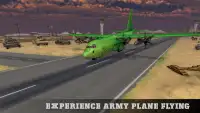 US Army Cargo Plane Tank Transporter Games Screen Shot 1