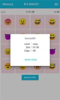 Emoji-Memory - kostenlos spielen & Geld verdienen Screen Shot 3
