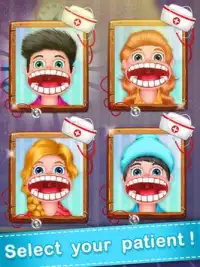 طبيب أسنان مجنون الظاهري - ألعاب أطفال طبيب Screen Shot 1