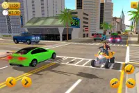 ATV Taxi Sim 2019 – Offroad Girl Cab Rider Screen Shot 6