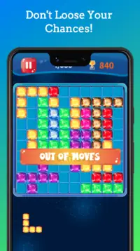 Block Puzzle - Fill The Grid With Jewel Blocks Screen Shot 3