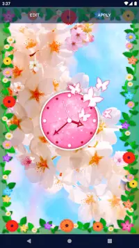 Sakura Flower Live Wallpaper Screen Shot 2