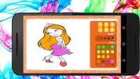 Painting Game For Girls: Coloring Princess Screen Shot 1